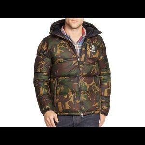 Polo RLX Down Camo Hooded Coat